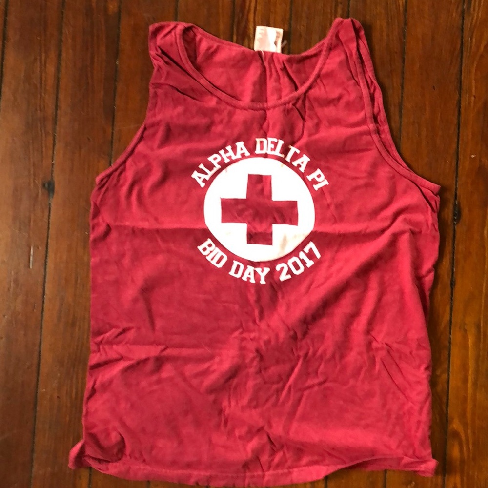 Alpha delta pi bid day tank